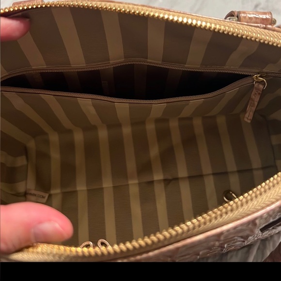 Brahmin Duxbury Satchel Praline Solid Melbourne Purse - Picture 7 of 8